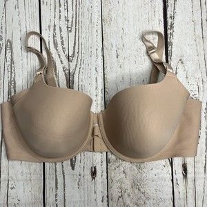 Warners Blissful Benefits Bra 38C Underwire Satin Padded Cup Adjustable Strap